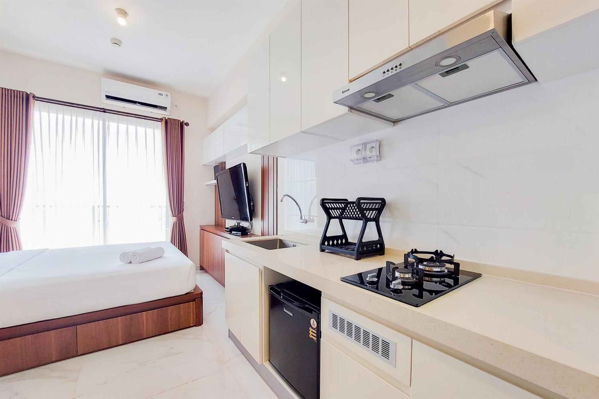 Nice Design And Minimalist Studio At Sky House Bsd Apartment By Travelio Tangerang Exterior photo