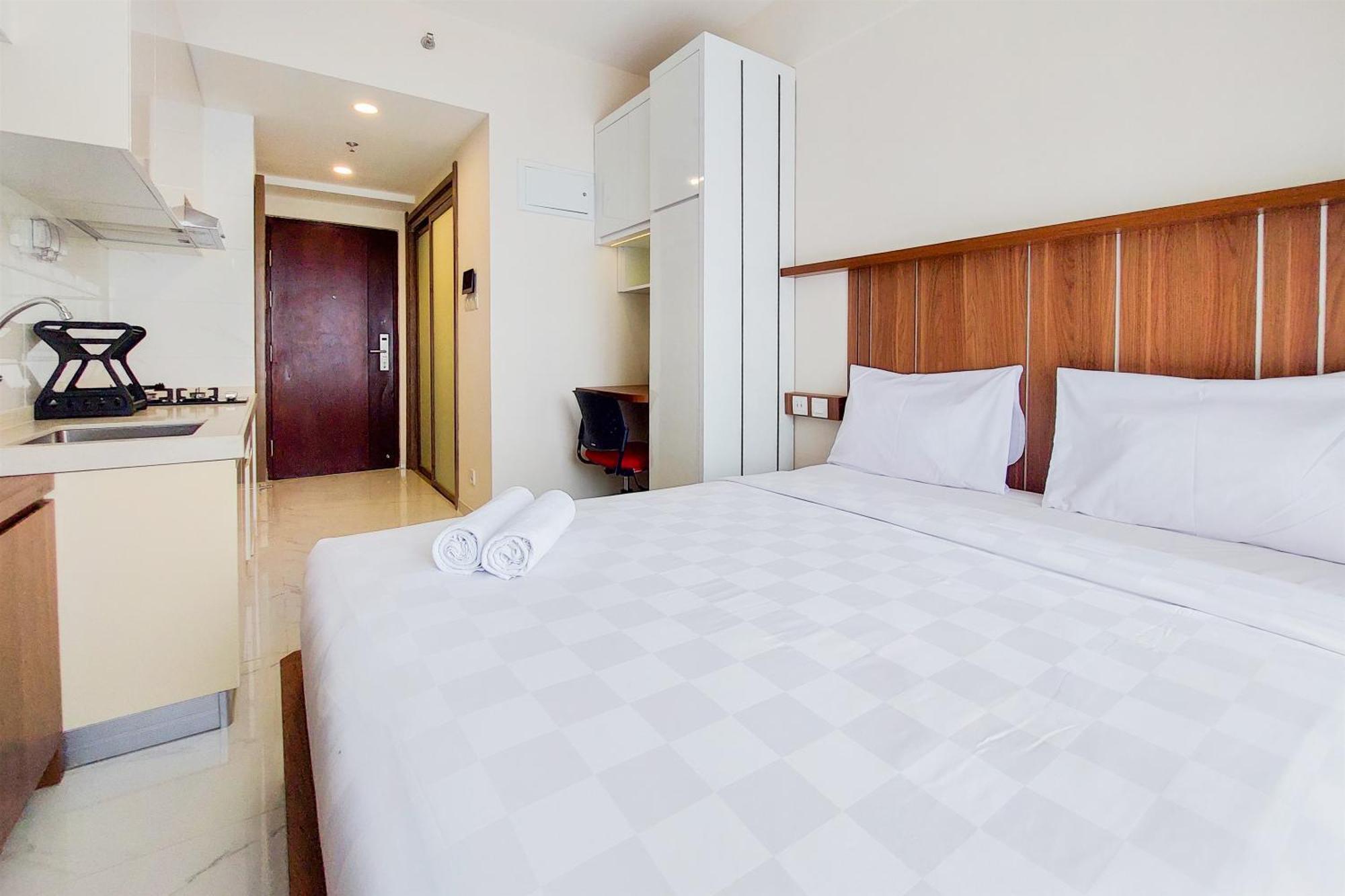 Nice Design And Minimalist Studio At Sky House Bsd Apartment By Travelio Tangerang Exterior photo