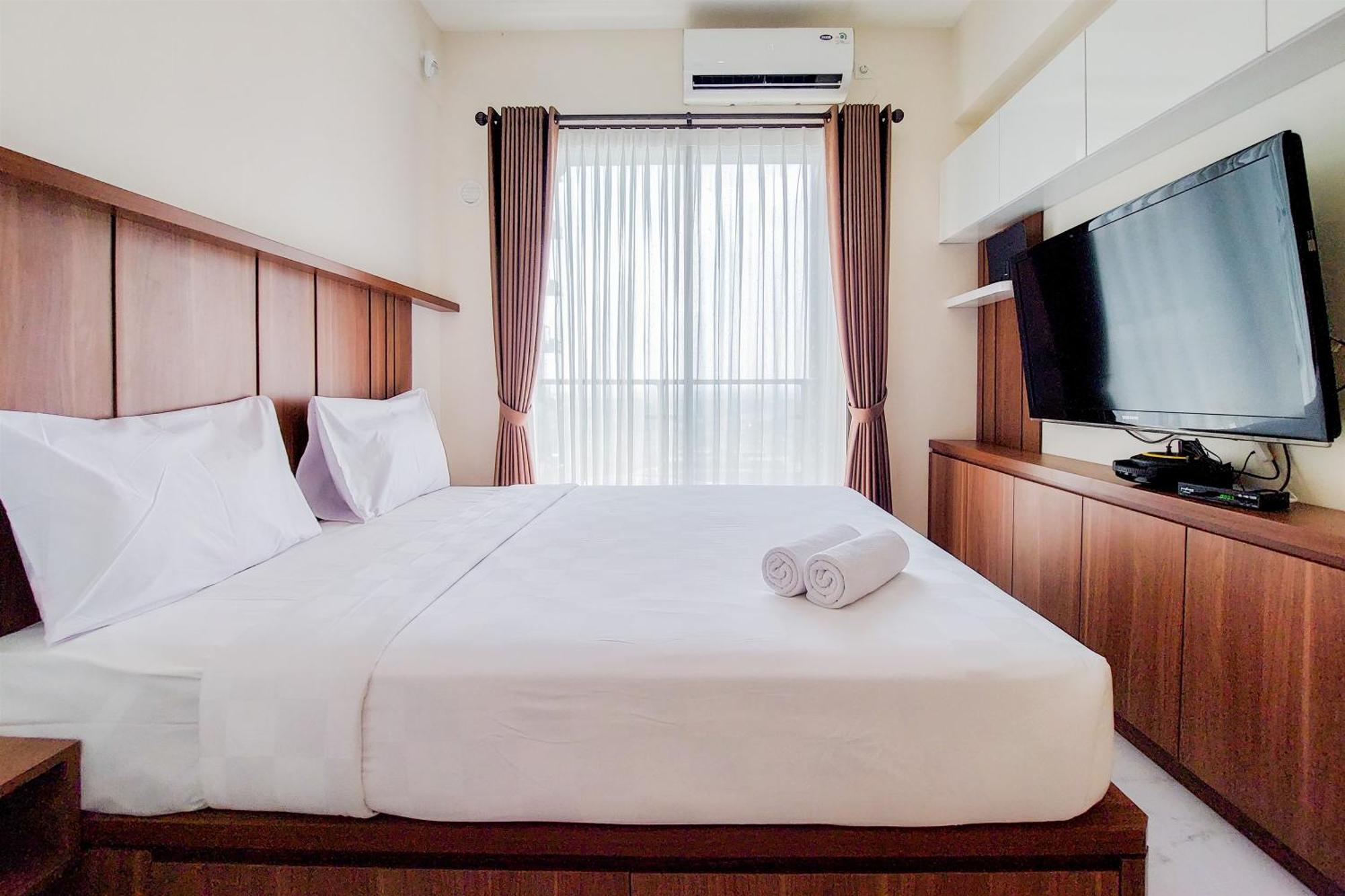 Nice Design And Minimalist Studio At Sky House Bsd Apartment By Travelio Tangerang Exterior photo
